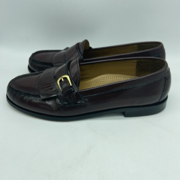 Cole Haan Monk Strap Loafer Burgundy Pinch Buckle Shoes‎ Size 9 main image 8